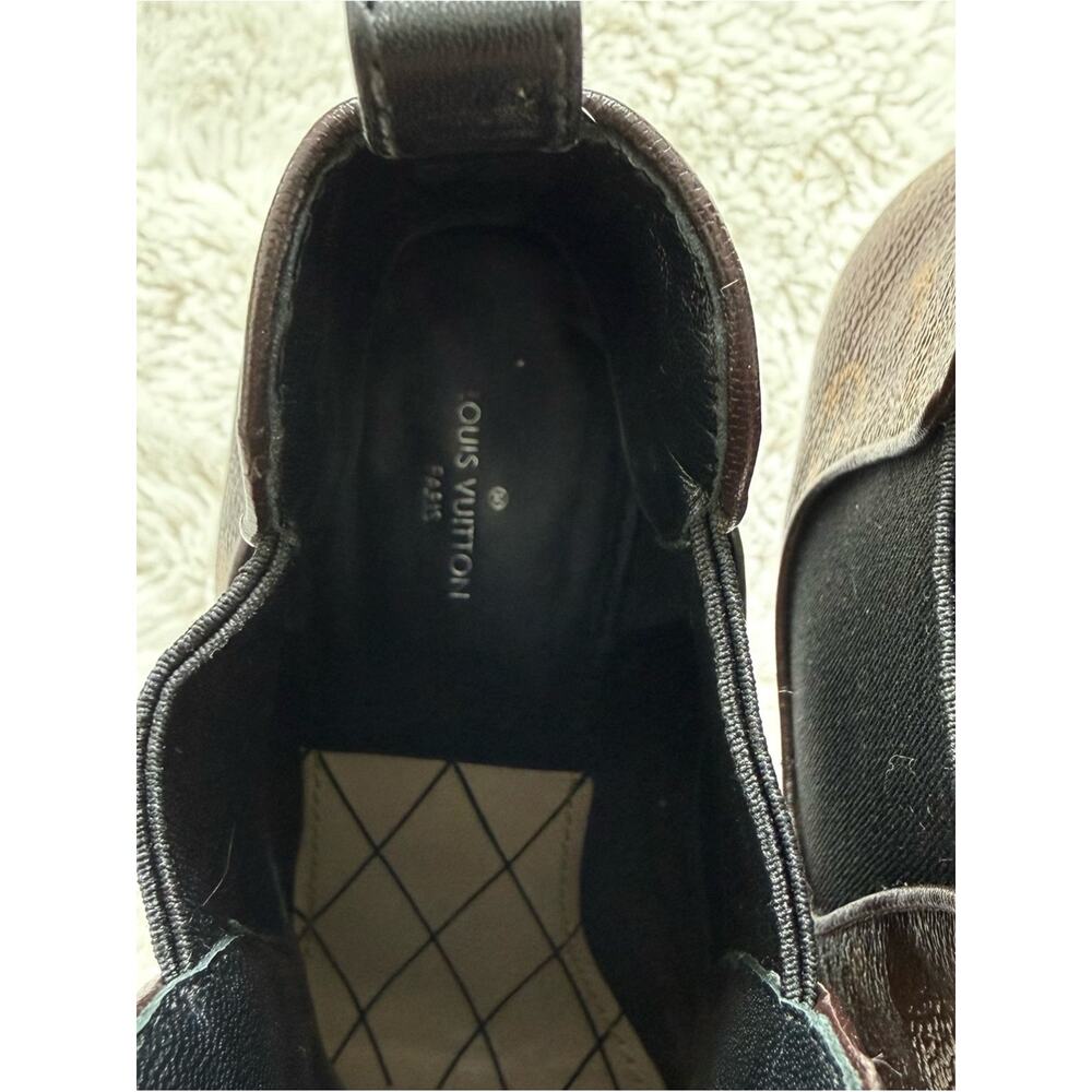 Louis Vuitton Revival Ankle Boot Monogram Print size 38.5 EU Authentic - Picture 6 of 10